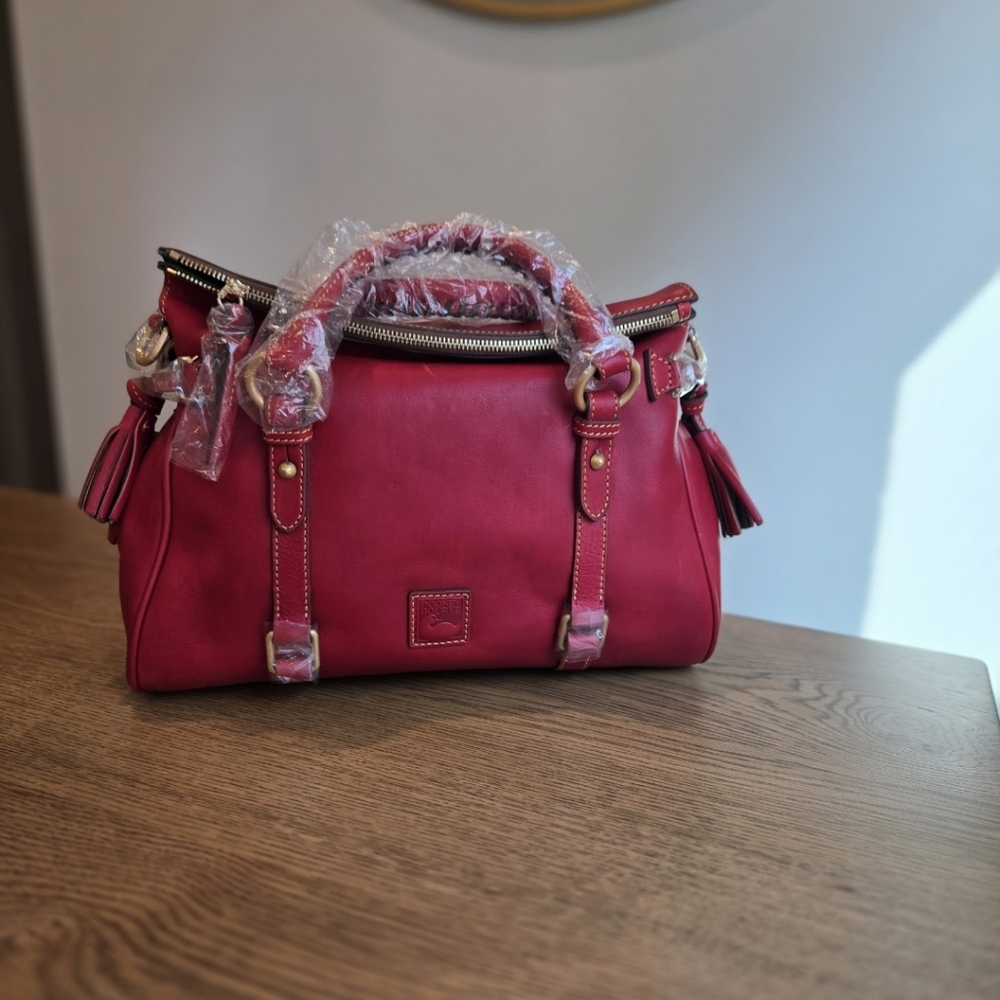 Red Dooney And Bourke Flourentine Satchel
